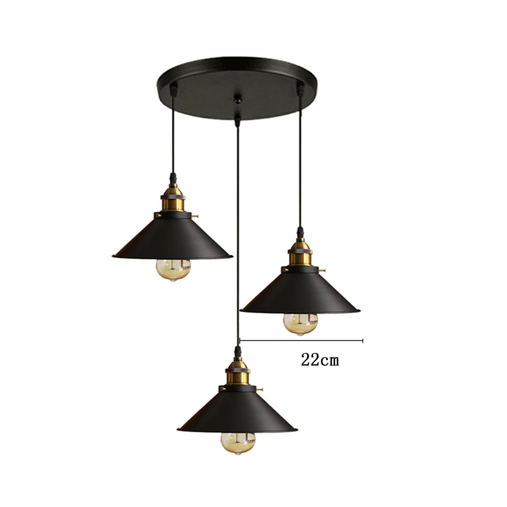 Loft Retro Pendant Vintage Industrial Edison Hanging Lamp