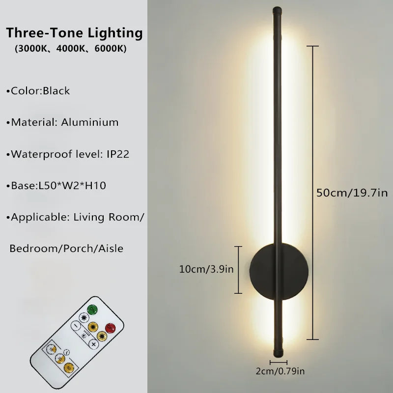 Magnetic Rechargeable LED Wall Lamp Modern Wireless Light