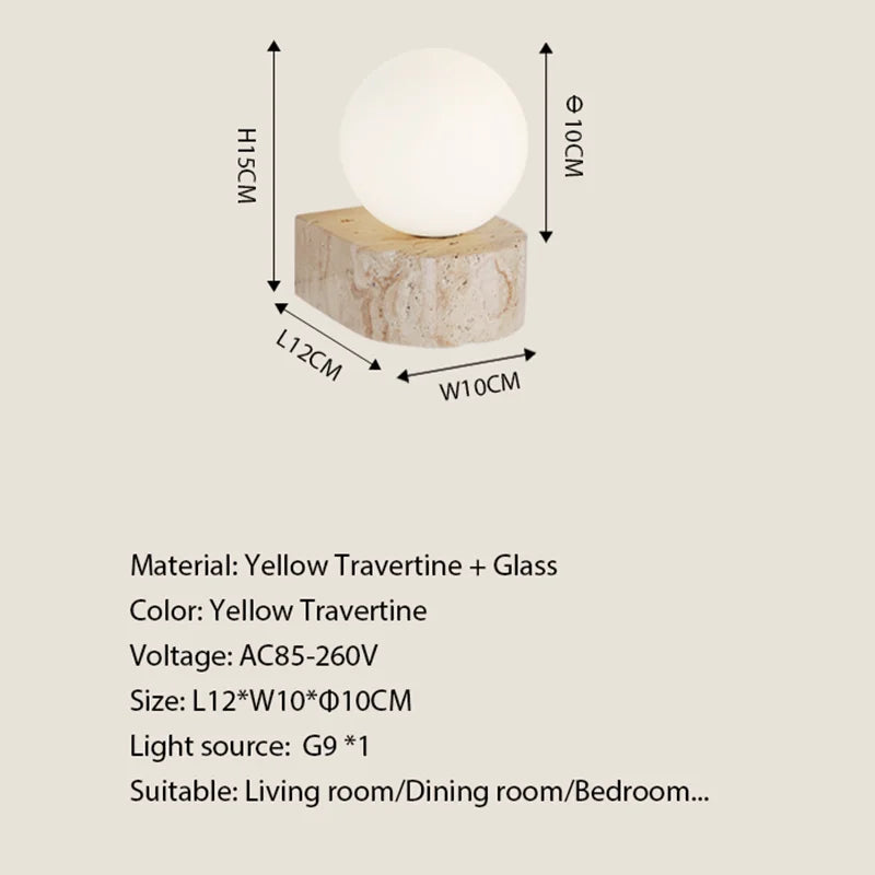 Japanese Retro Glass Wall Lamp for Warm Interiors