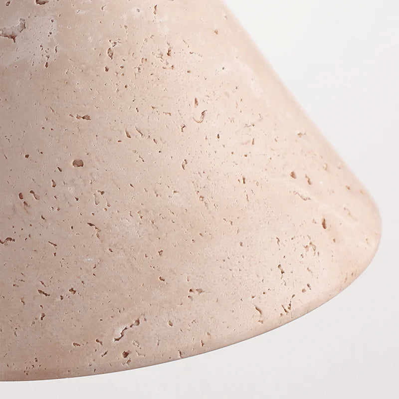 Natural Travertine Stone Wall Sconce for Modern Interiors