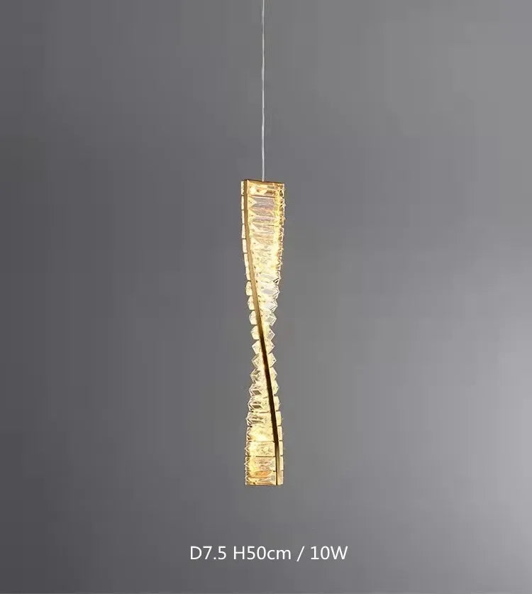 Luxury Crystal LED Wall Lamp for Hallways and Bedrooms