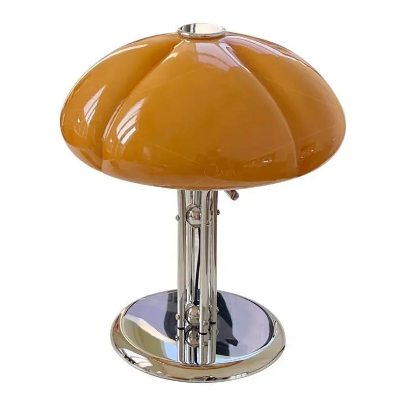Korean Mushroom Table Lamp – Rechargeable Designer Bedside Light