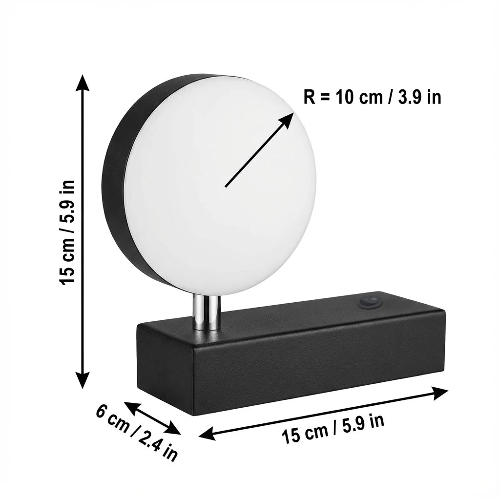Rotating Plug-In LED Wall Light for Reading Nooks