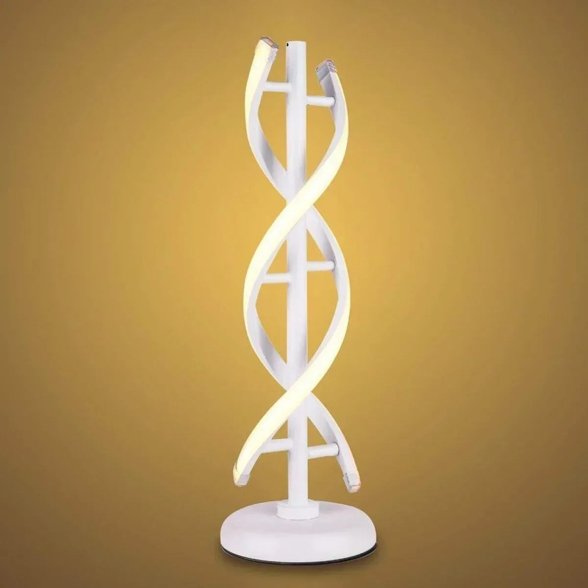Modern RGB Spiral Floor Lamp for Ambient Corners