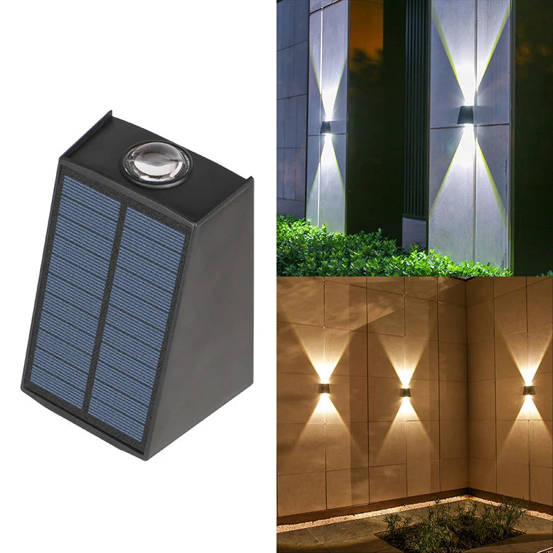Solar Outdoor Wall Lamp for Garden Ambience