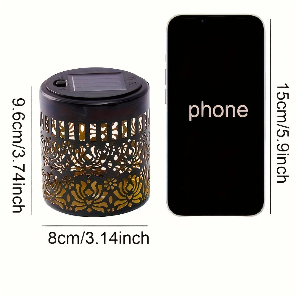 Solar Peony Garden Wall Light for Outdoor Decor