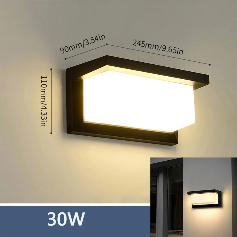 Motion Sensor Outdoor Wall Light with Waterproof Design