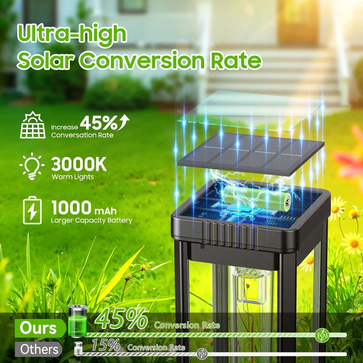 Solar Pathway Lights for Driveways and Walkways