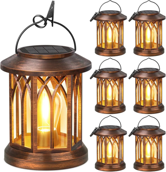 Solar Hanging Lanterns for Patio and Garden Decor