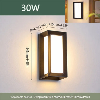 Motion Sensor Outdoor Wall Light with Waterproof Design