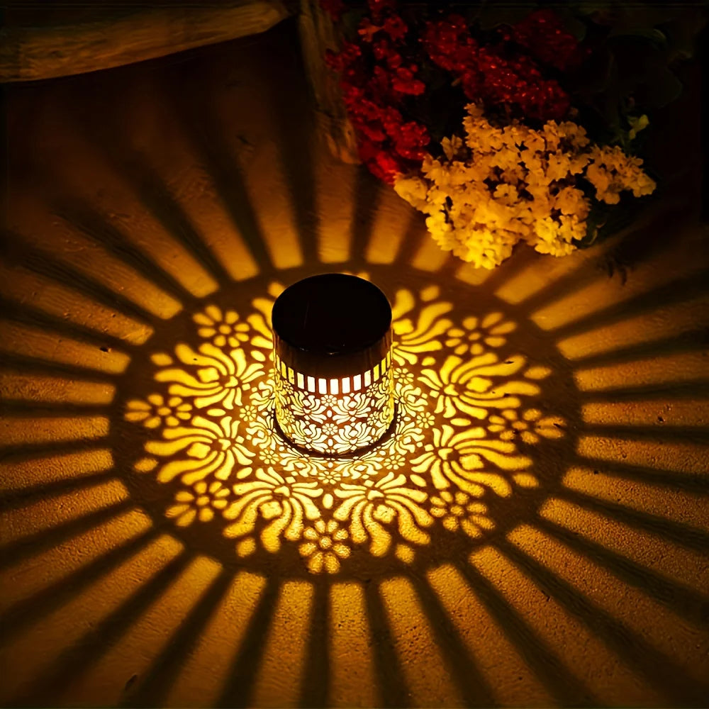 Solar Peony Garden Wall Light for Outdoor Decor