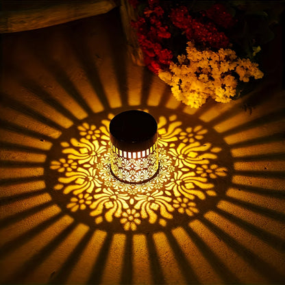 Solar Peony Garden Wall Light for Outdoor Decor