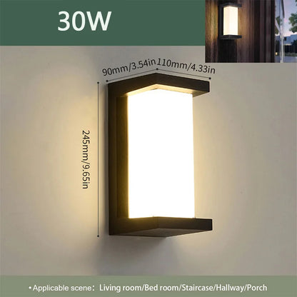 Motion Sensor Outdoor Wall Light with Waterproof Design