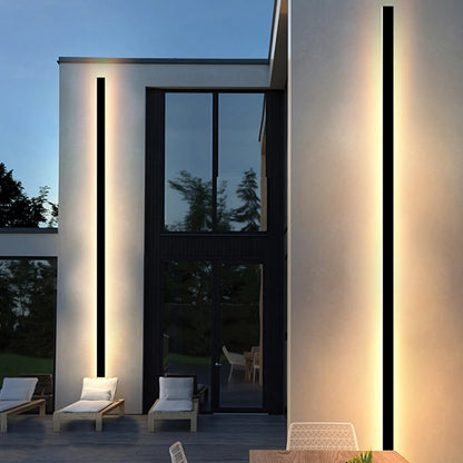 Modern Waterproof LED Wall Light for Garages and Patios