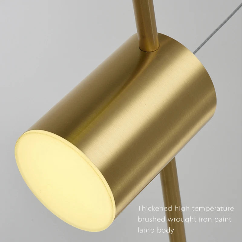 Modern LED Living Room Chandelier Dimmable Dining Kitchen Light