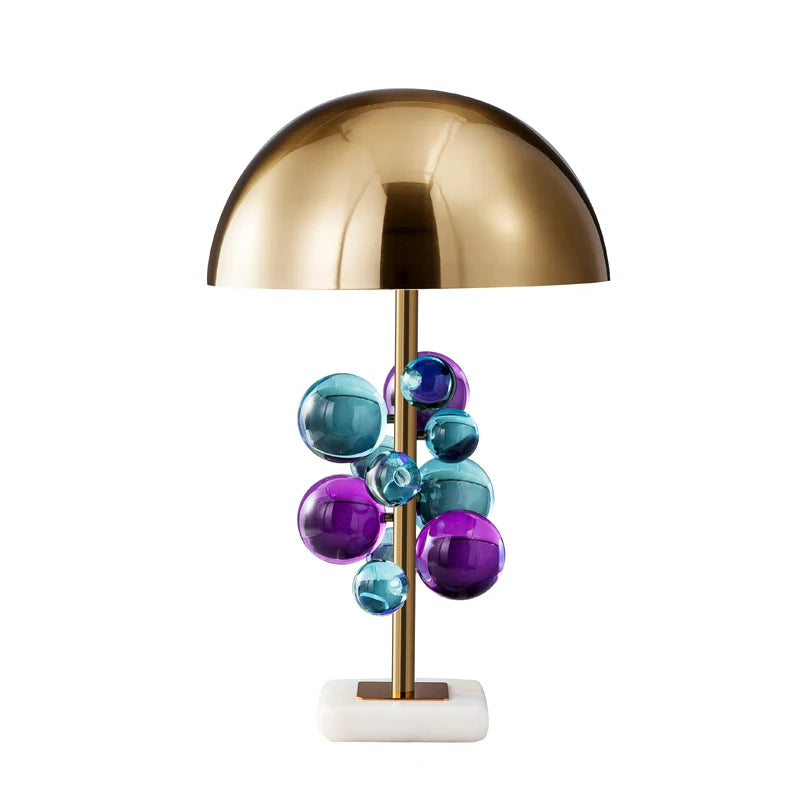 Italian Mushroom Table Lamp – Colorful Glass Designer Ambient Light