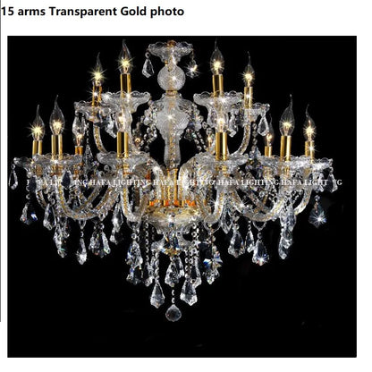 Modern Crystal Chandelier LED Large Living Room Ceiling Light