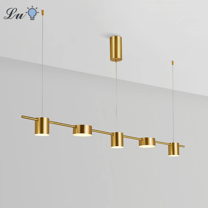 Modern LED Living Room Chandelier Dimmable Dining Kitchen Light