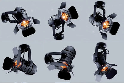 Industrial Tripod Floor Lamp for Studio and Loft Decor