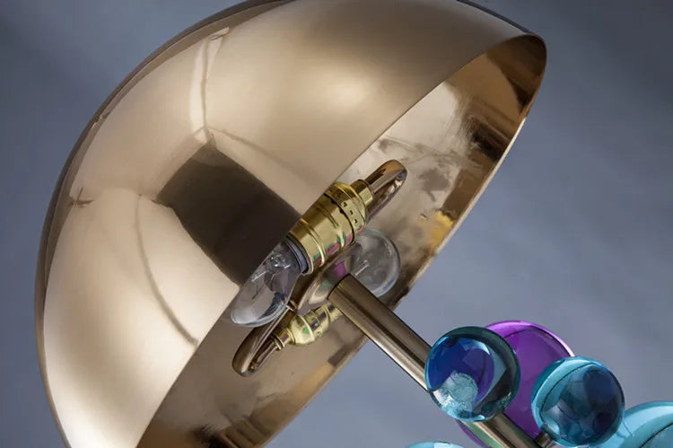 Italian Mushroom Table Lamp – Colorful Glass Designer Ambient Light