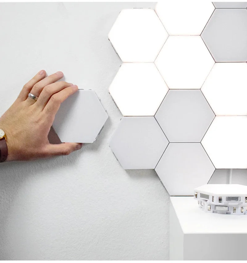 Hexagon Touch LED Wall Lights for Gaming Rooms