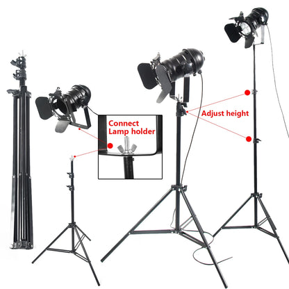 Industrial Tripod Floor Lamp for Studio and Loft Decor