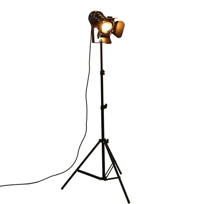 Industrial Tripod Floor Lamp for Studio and Loft Decor
