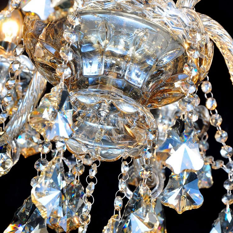 Modern Crystal Chandelier LED Large Living Room Ceiling Light