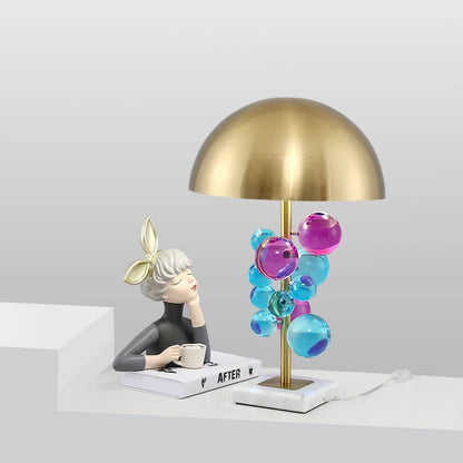 Italian Mushroom Table Lamp – Colorful Glass Designer Ambient Light