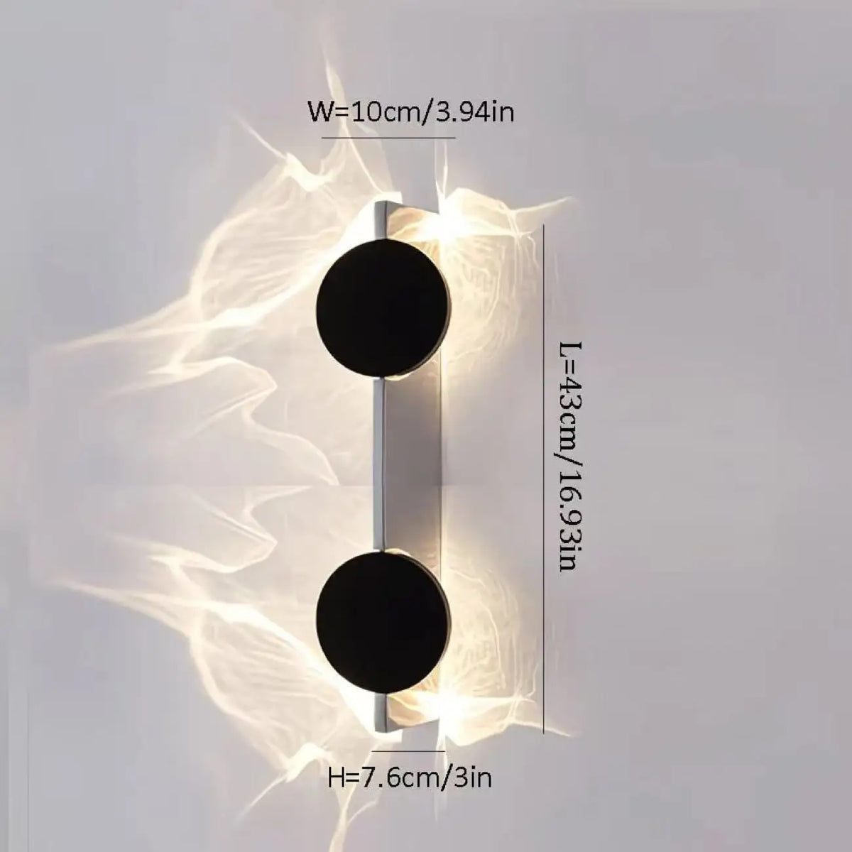 Modern Corrugated LED Wall Lamp for Ambient Lighting