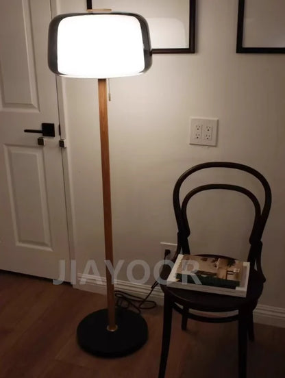 Modern Glass Floor Lamp – Elegant Decorative Lighting for Living Room