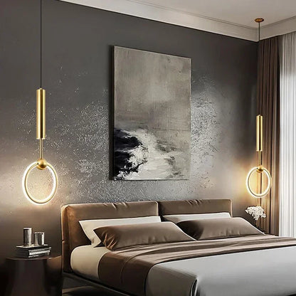 Minimalist Pendant Lamp Nordic Bedroom Bedside Hanging Light
