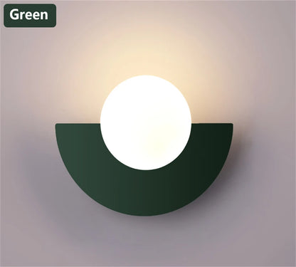 Modern Globe Wall Sconce for Bedrooms and Hallways