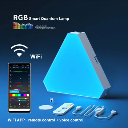 RGB Smart Wall Light LED Music Sync Bedroom Gaming Lamp