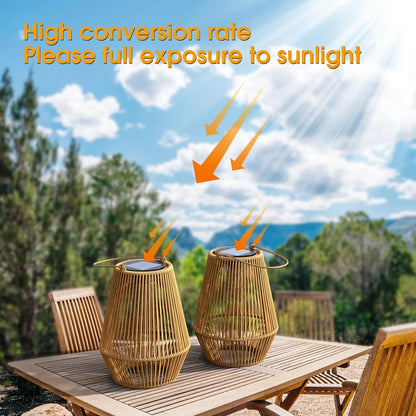 Solar Hanging Lanterns for Patio and Garden Decor