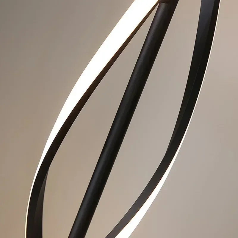 Modern RGB Spiral Floor Lamp for Ambient Corners