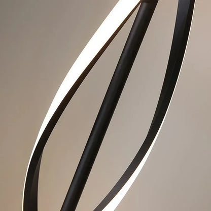 Modern RGB Spiral Floor Lamp for Ambient Corners