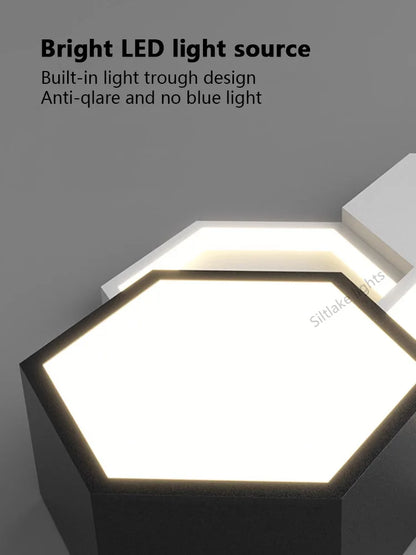 Honeycomb Ceiling Light for Modern Living Spaces