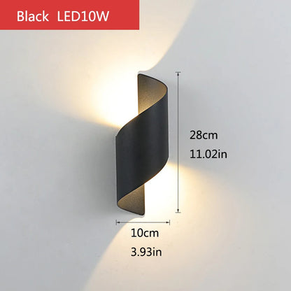 Modern Up and Down LED Wall Light for Outdoors