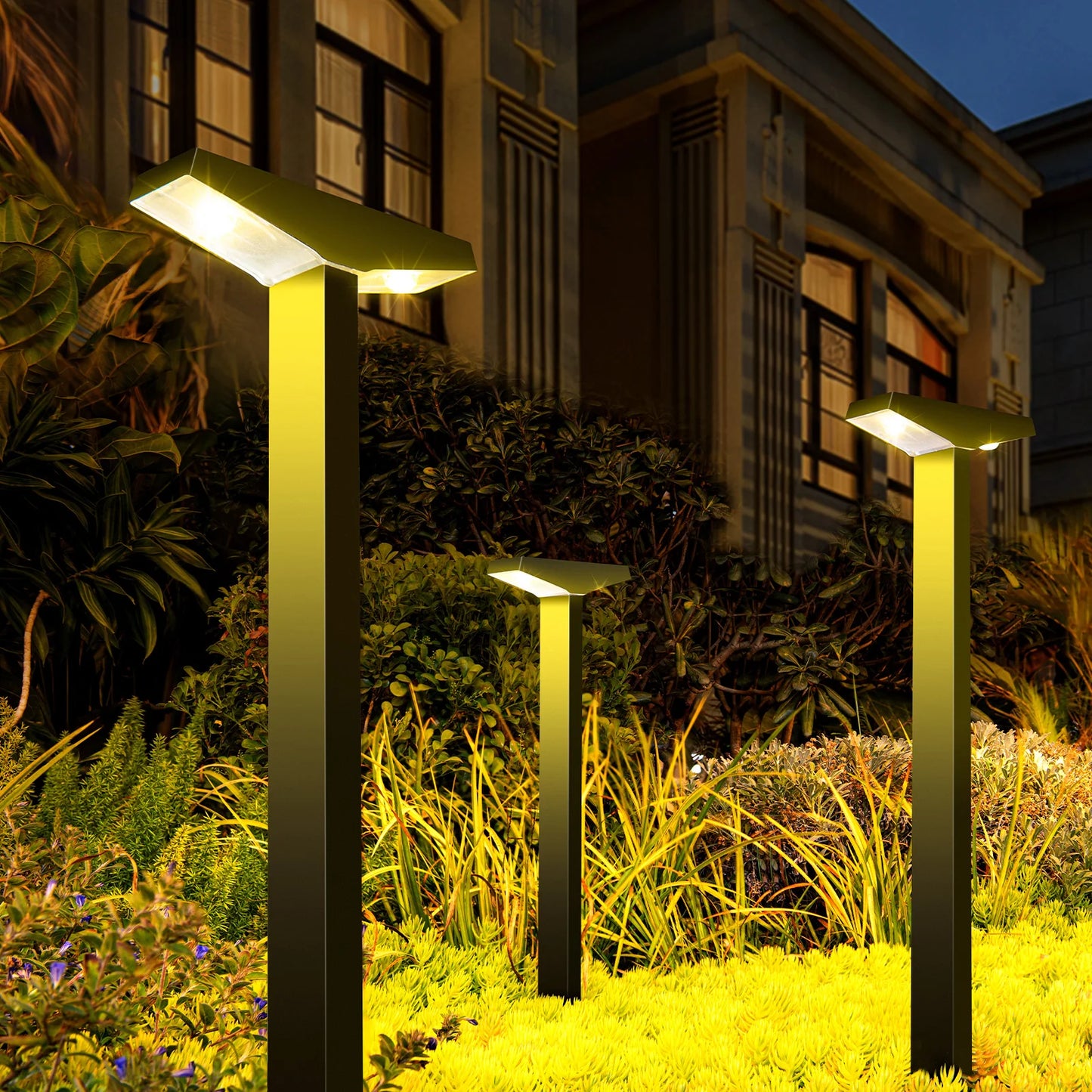 Solar Ground Lights for Garden and Pathway Decor