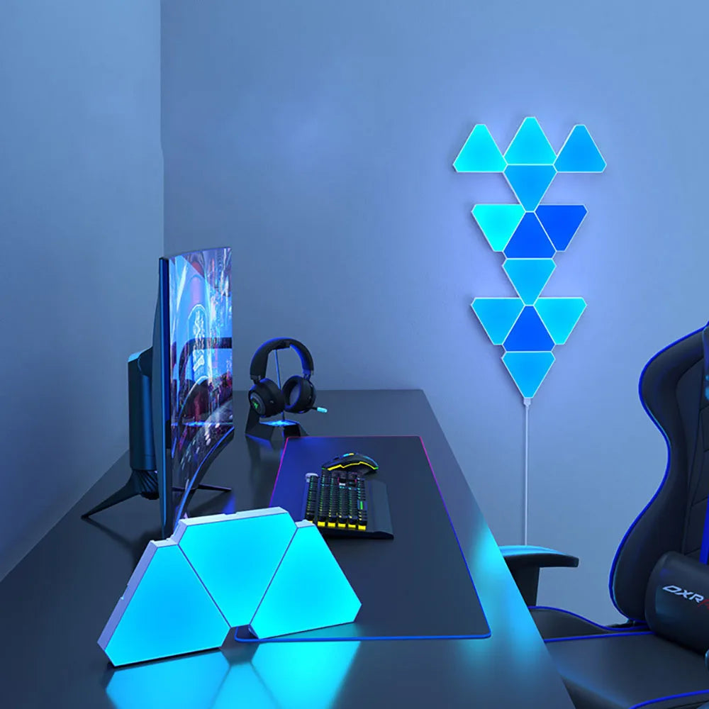 RGB Smart Wall Light LED Music Sync Bedroom Gaming Lamp