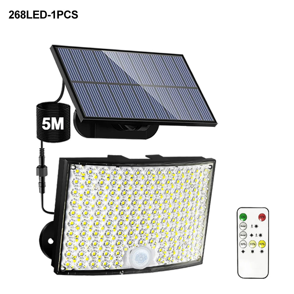 Solar Motion Sensor Flood Lights for Outdoor Security