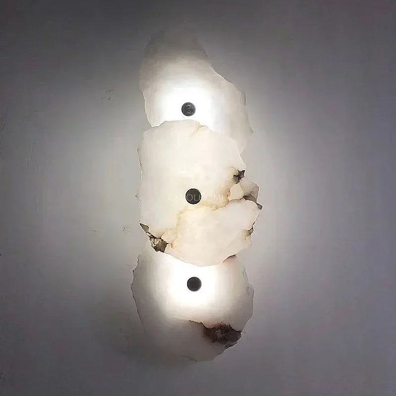 Luxury Marble LED Wall Sconce for Modern Interiors