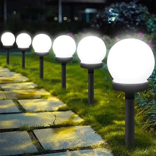 Solar Globe Garden Lights for Patios and Walkways