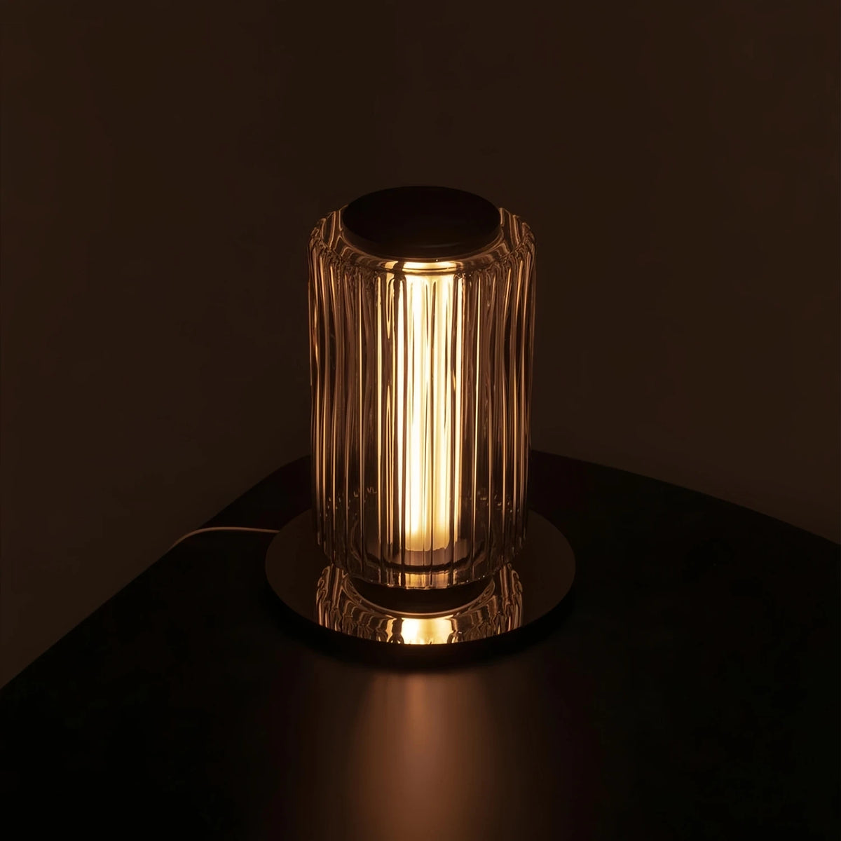 Nordic Glass Floor Lamp – Designer LED Standing Light for Home Decor