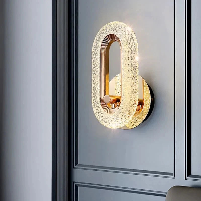 Modern Nordic Wall Lamp Acrylic Bedroom Living Room Light
