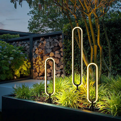 Minimalist Outdoor LED Lawn Lamp for Garden Pathways