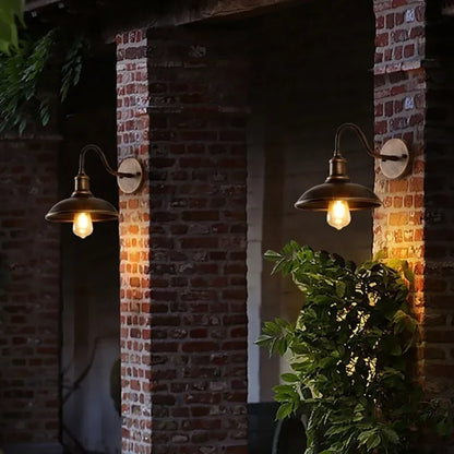 Retro Waterproof Outdoor Wall Light for Garden Entrances
