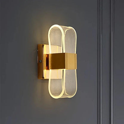 Nordic LED Wall Lamp Modern Bedroom Living Room Sconce
