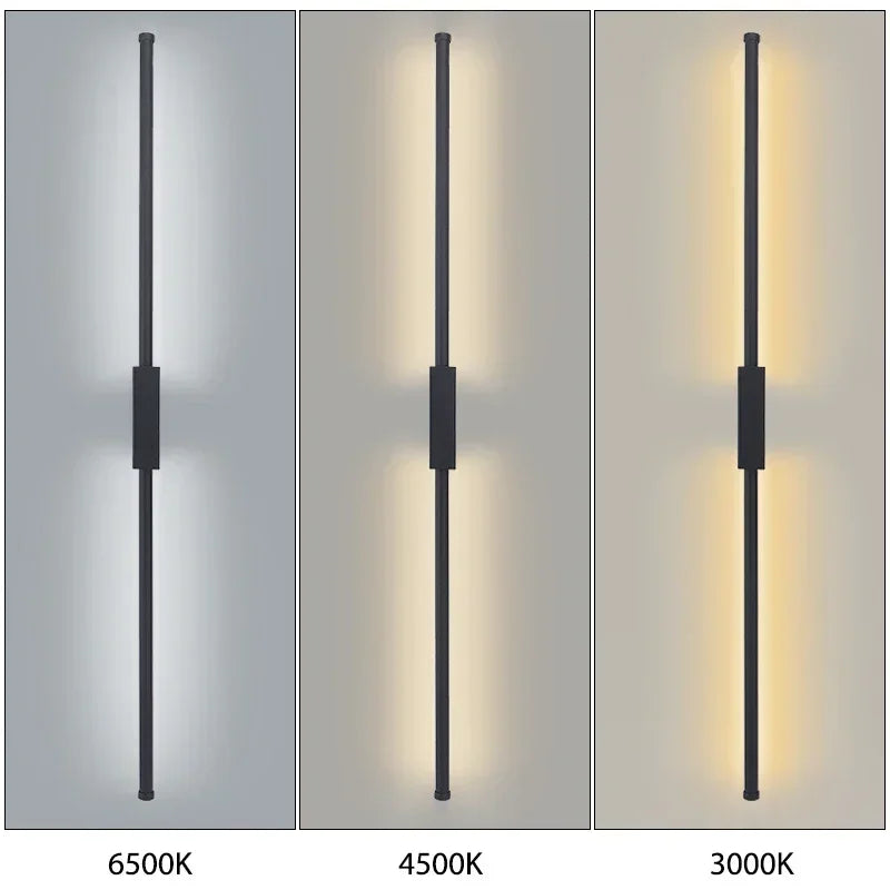 Nordic Long LED Wall Lamp for Living Room Decor